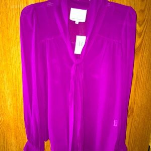 Brand New Madison Marcus silk blouse